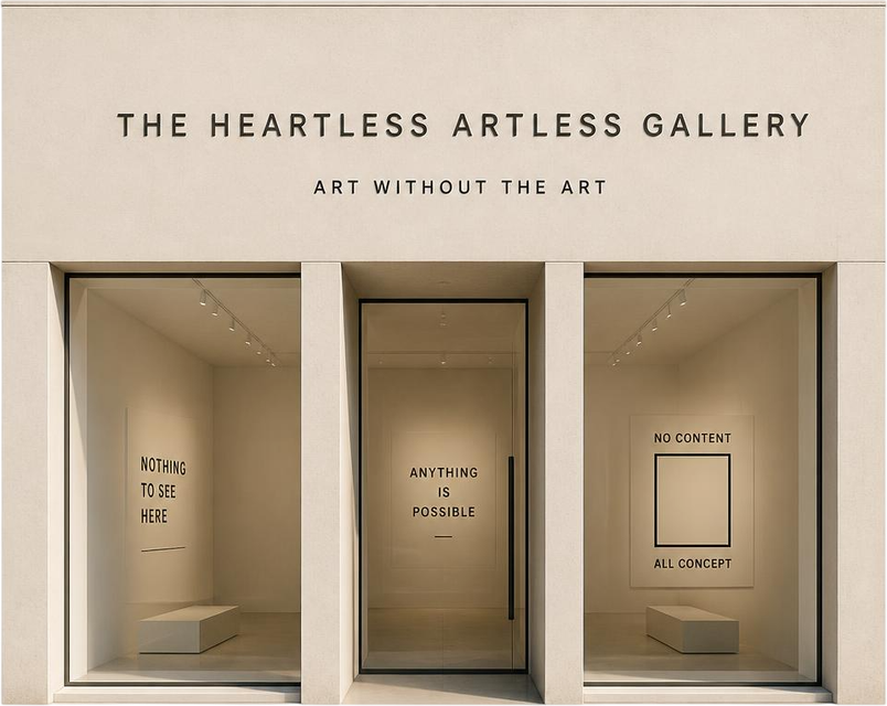 The Heartless Artless Gallery storefront